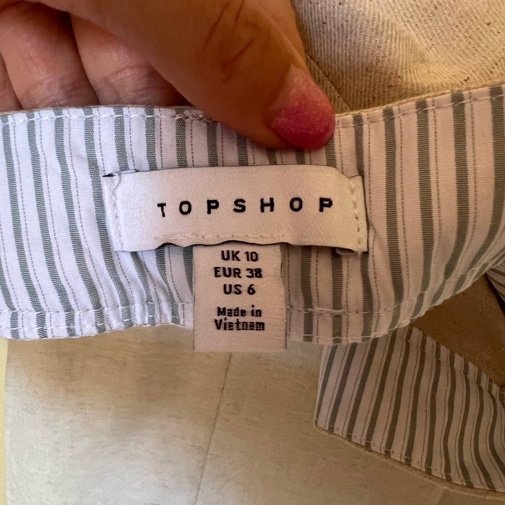Topshop Linen Cream Blazer and Trousers Set - Picture 10 of 13